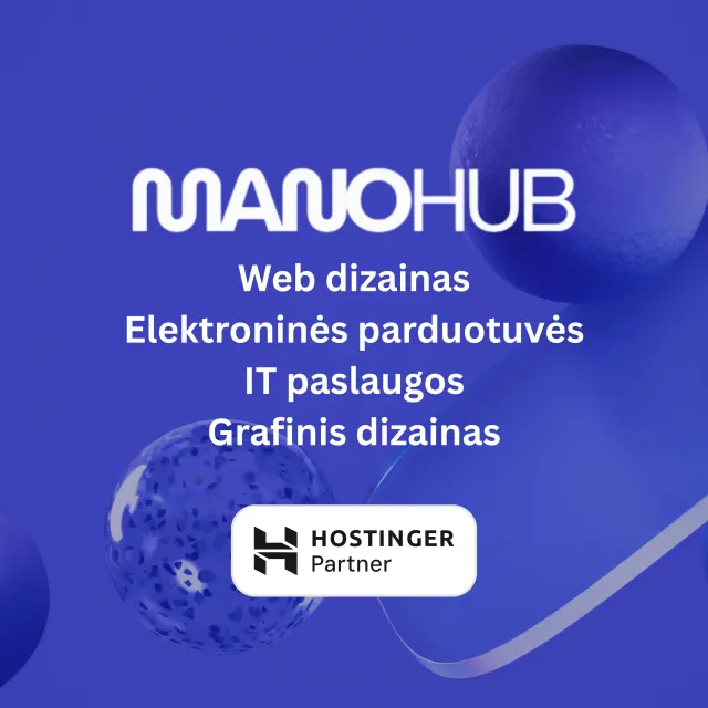 Profesionalių svetainių ir el. parduotuvių kūrimas, IT paslaugos | Manohub